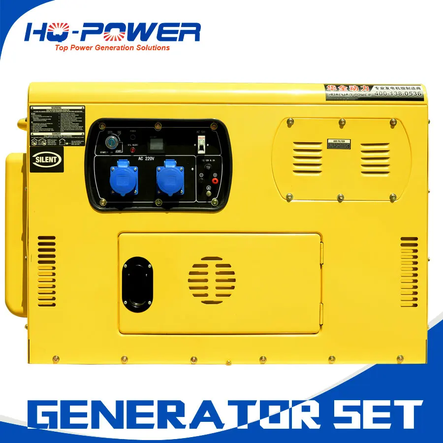 

super silent portable generators 10 kva home use diesel genset