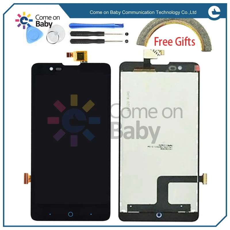 ZTE0057 Original New Assembly LCD Display + Touch Screen Panel sensor digitizer Replacement For ZTE Blade HN V993W +tracking number (2)