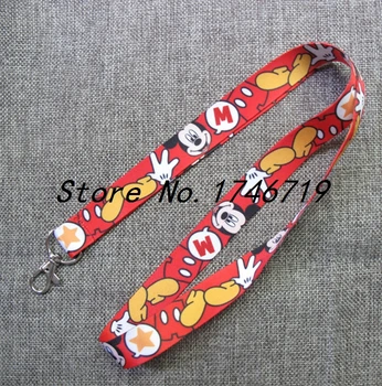 

Free Shipping 20 pcs cartoon Key Chains Neck Strap Keys Camera ID Card Lanyard NL-4