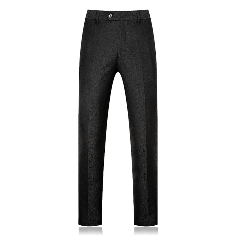 Для мужчин 2 шт. One Button Роскошные Костюмы Повседневные принты Pattern Slim Fit Куртка Брюки Мода Высокое качество всесезонной одежды F113