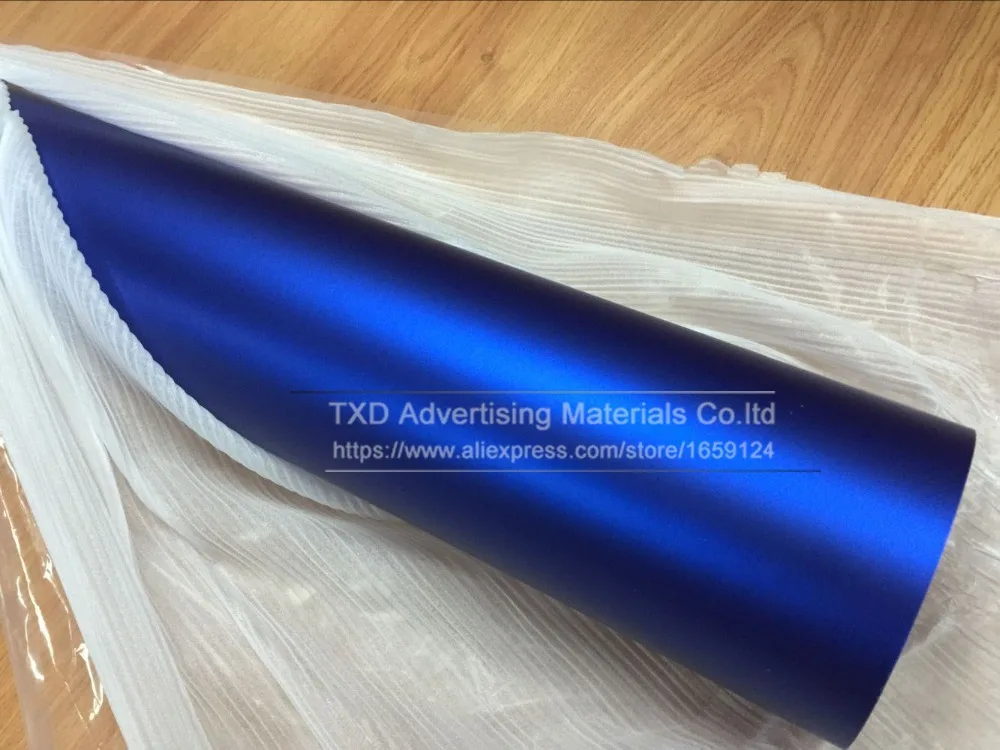 Синий Матовый Металлик Виниловая пленка для автомобиля с воздушными пузырьками хромированная матовая виниловая пленка синяя матовая пленка для автомобиля