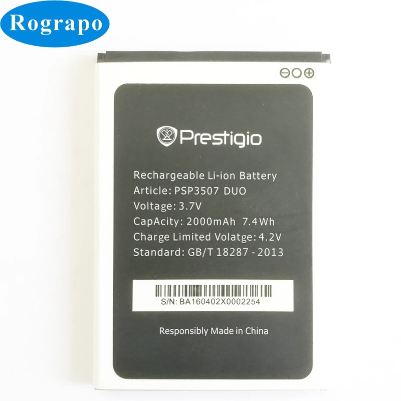 2000mAh psp 3507 сменный аккумулятор Baterij Batterie для Prestigio Wize N3 psp 3507DUO psp 3507 DUO psp 3508 psp 5502 батареи