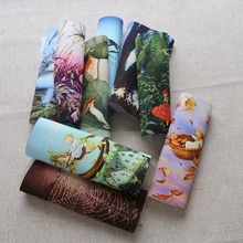 20X20 см, дизайнерская ткань с принтом ангела, ручная работа, ткань для шитья, хлопок, для изготовления кошелька, ткань для шитья, лоскутное одеяло для дома