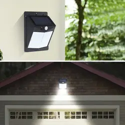 Экологичные дорожные огни уличная лампа Настенный светильник датчик движения 40LED Солнечный водонепроницаемый открытый дом