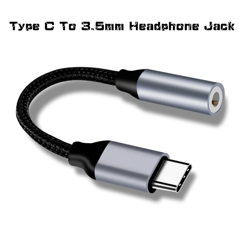 USB Type C до 3 5 мм адаптеры для мобильных телефонов зарядный кабель Jack Aux аудио