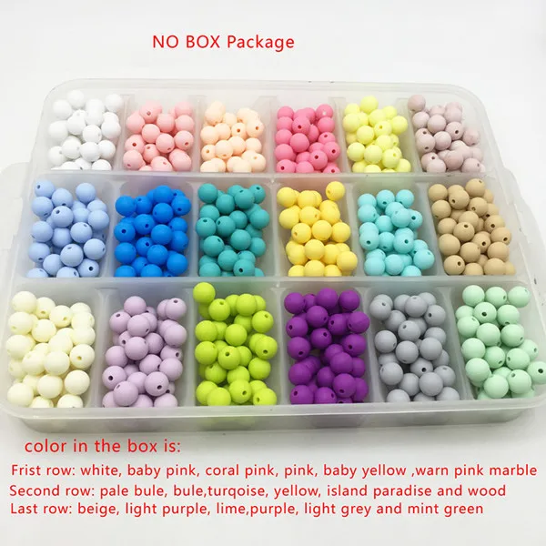 candy colors 2 50 шт. 10 мм силиконовый бисер ребенок прорезывание зубов Прорезыватель Mon ожерелье соска зажимы держатель аксессуары без БФА, силиконовый Прорезыватель - Цвет: candy colors 2