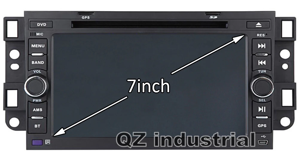 Top QZ industrial HD 7" Android 8.1 for Chevrolet epica aveo capativa tosca Car DVD player Navi GPS 3G 4G WIFI Radio RDS BT SWC Map 2