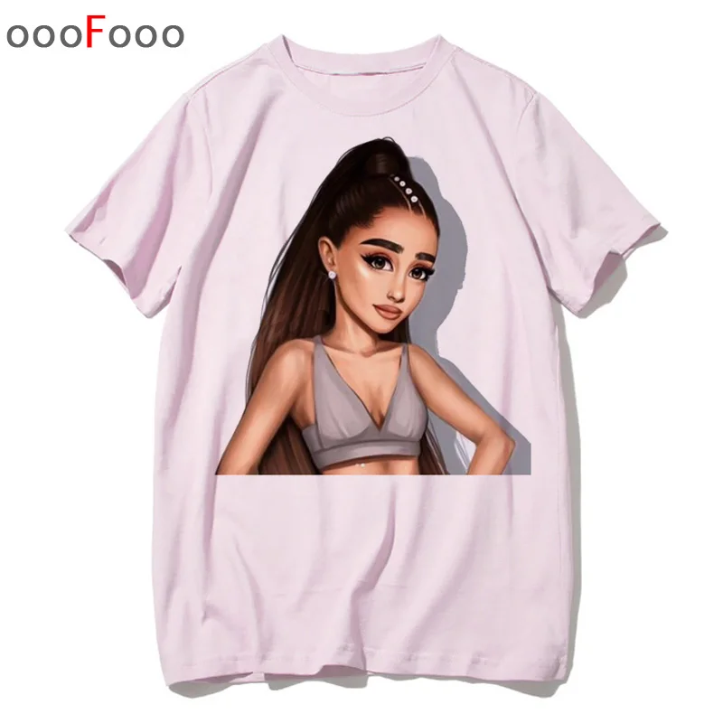Женская футболка в стиле Харадзюку Ariana Grande Корейском kawaii ulzzang 2019|Футболки| |