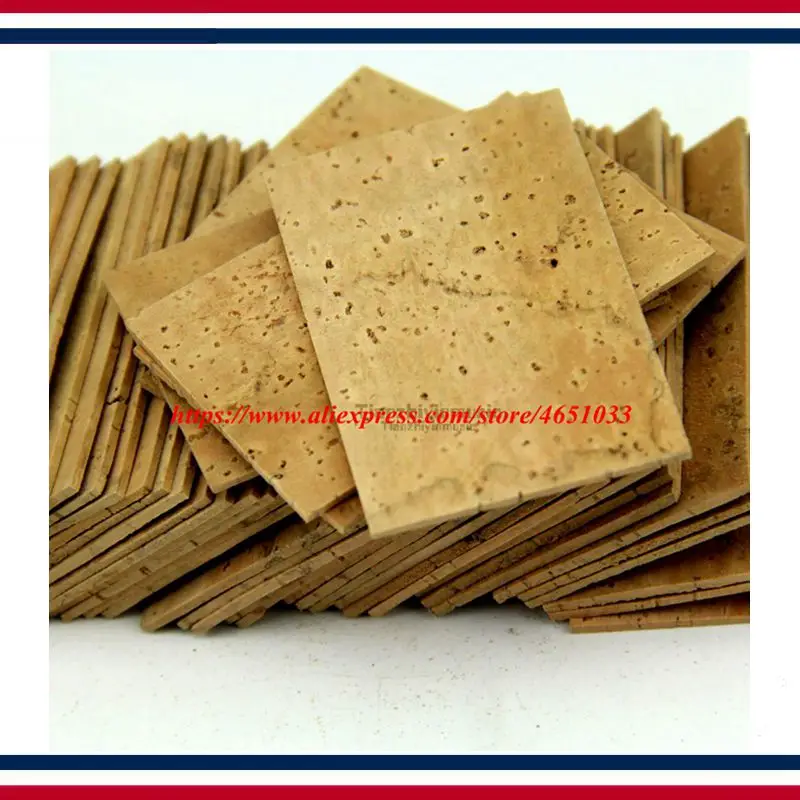 

Saxophone accessories - 100 PCS Natural Sax Saxophone Neck Cork Sheet 1.5mm - Saxophone parts