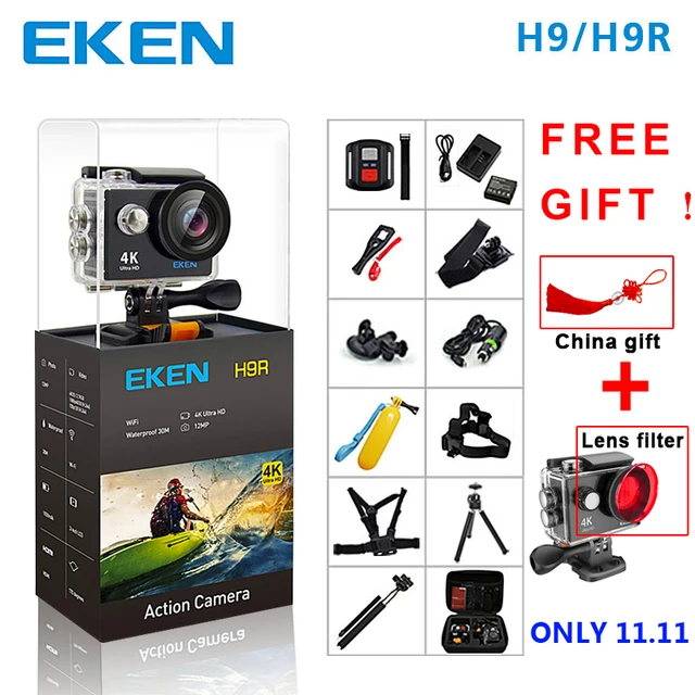 Action Camera H9R wifi Ultra HD Mini Cam 4K/25FPS 1080p/60fps 720P/120FPS underwater Waterproof Video Sports Camera