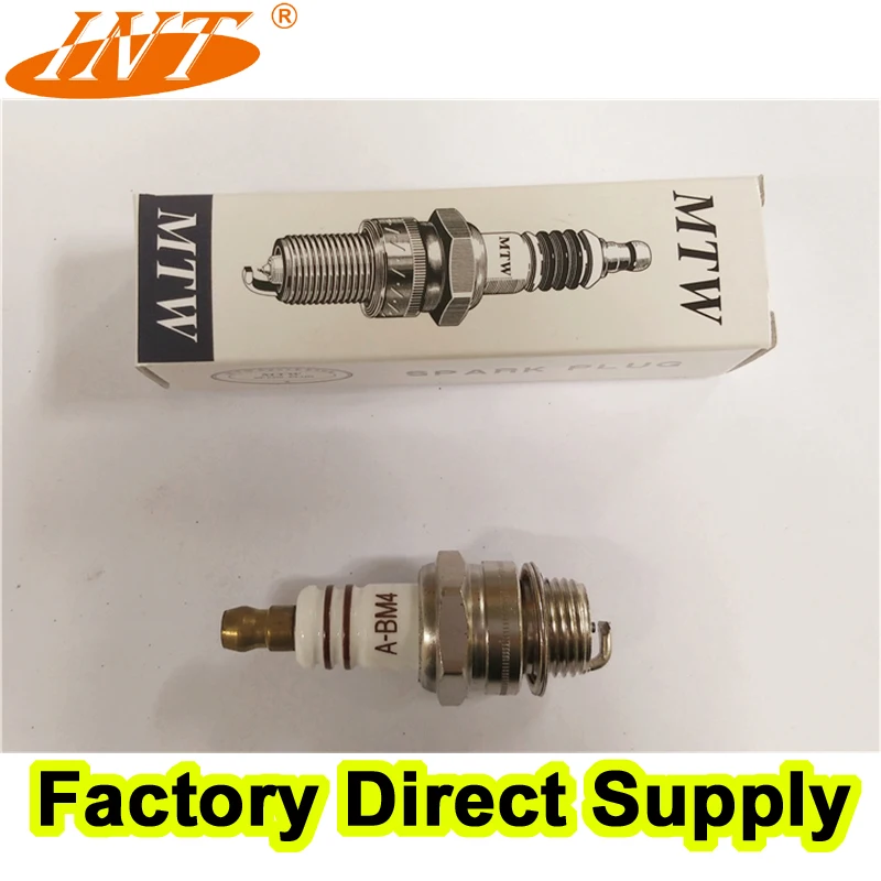 

10pcs MTW spark plug A-BM4 two-stroke chain saw mower for BM4A CS49 XST258 WS8E WS9EC CJ14 CJ8 W14M-U W20M-U L5C 14-11N A7NX
