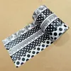 1 Pcs 15 mm*10m Tape Black White set Dot,Flower,Star Print Scrapbooking DIY Sticker Decorative Masking Japanese Washi Tape Paper ► Photo 2/5