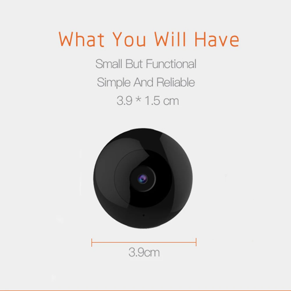  LXH C2 720P HD Night Vision Mini Camera Wifi Remote Surveillance Camera support Max 32GB micro SD/T