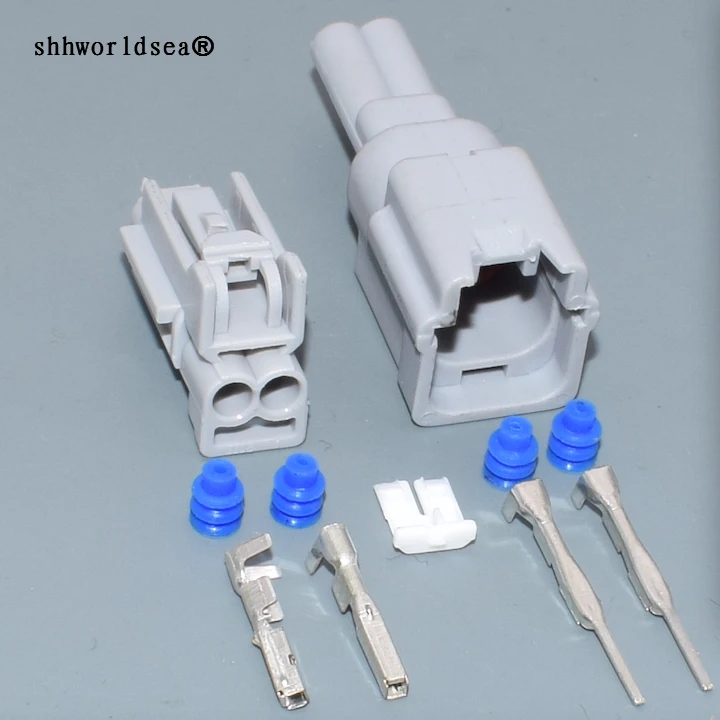 

shhworldsea 2 Pin 1.0mm 7282-7770-40 Female Male Automotive Connector Wiring Harness Connector Auto Plug Socket