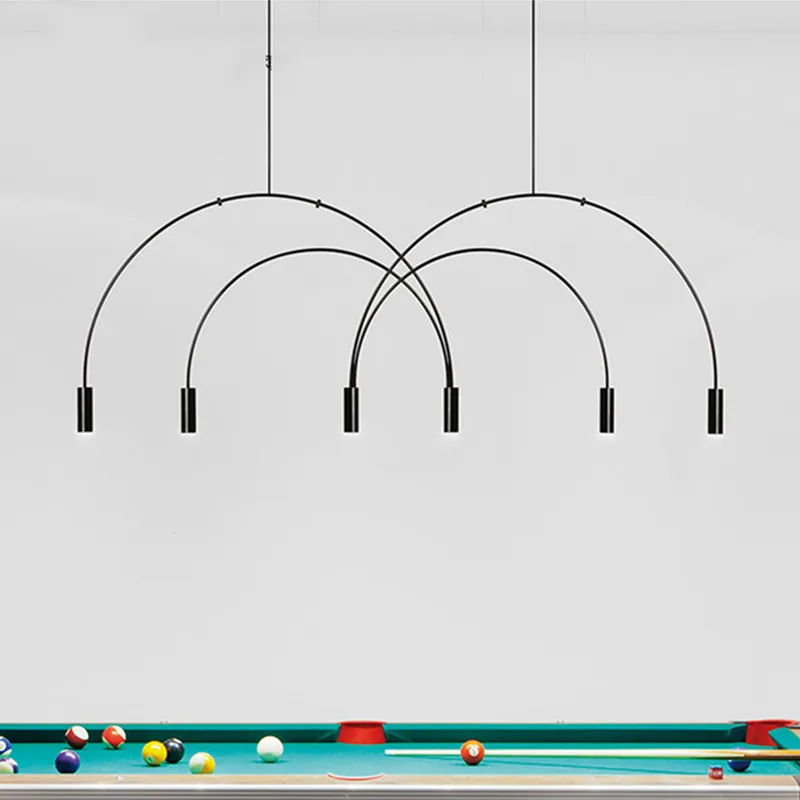 Скандинавская творческая личность люстра дизайнер постмодерн Арка подвесные лампы Ресторан гостиная спальня кафе исследование освещение