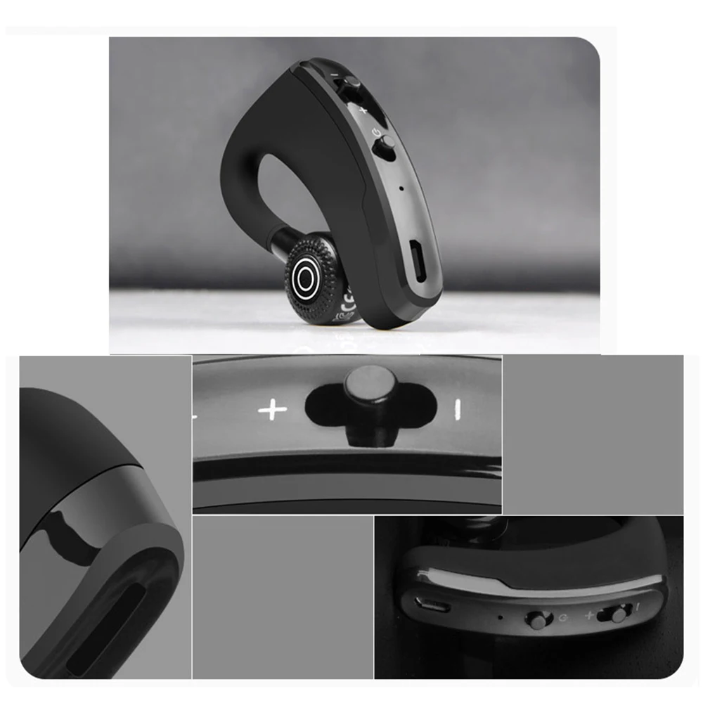 Новый V9 громкой связи Bluetooth гарнитура для Беспроводной наушники Шум Управление