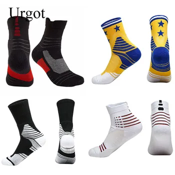 

Urgot 3 Pairs/lot Mens Socks Thicker Profession Thermal Towel Bottom Foot Wear Terry Socks Men Elite Basket Ball Long Tube Meias