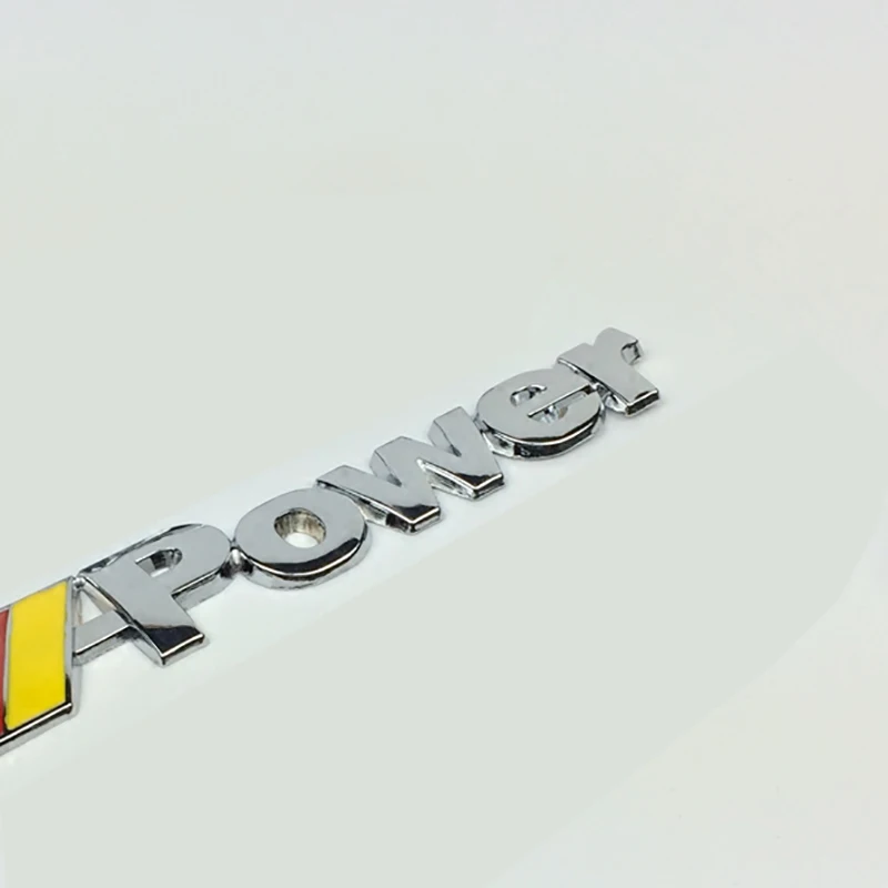 

Car German Flag Power Logo Badge Metal Emblem bumper Engine hood Sticker Fit for series 1 2 3 4 5 6 7 X1 X3 X5 X6 Z4 X4