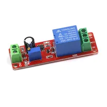 NE555 Trigger Timer Schalter Verzögerung Verbinden Modul Einstellbare Zeit Verzögerung Relais DC 12V 10A 0-10 Sekunden Mit led-anzeige Bord(China)