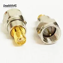 1 шт. абсолютно SMA-F адаптер F мужской переключатель SMA женский прямой разъем более выгодные