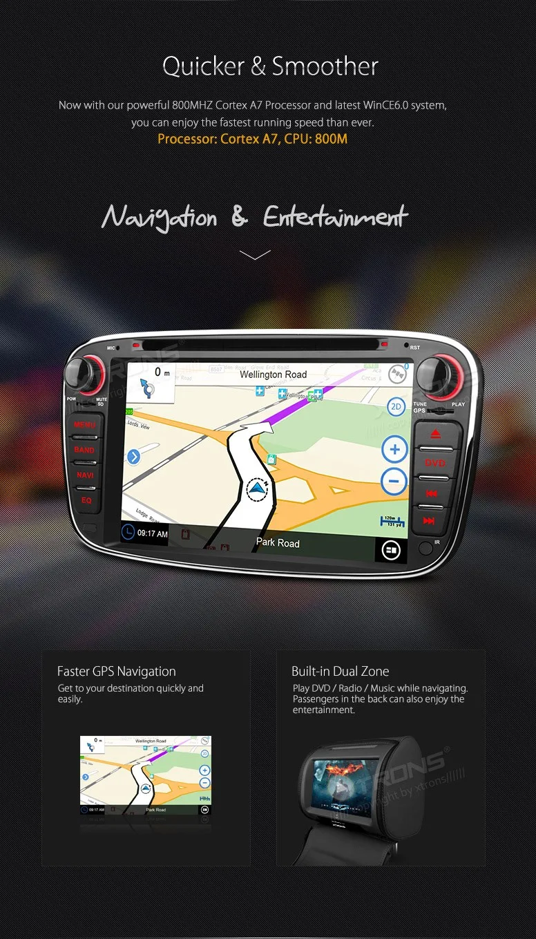 Sale XTRONS 7" HD Radio 2 din Stereo Car DVD Player GPS For Ford Kuga 2008 2009 2010 2011 2012/Galaxy II Focus II Mondeo C-Max S-Max 10 Sale XTRONS 7" HD Radio 2 din Stereo Car DVD Player GPS For Ford Kuga 2008 2009 2010 2011 2012/Galaxy II Focus II Mondeo C-Max S-Max 10