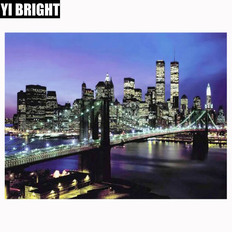 

5D DIY handmade Square/Round diamond painting"Bridge"diamond embroidery sale stitch kit Diamond Mosaic home living XPZ