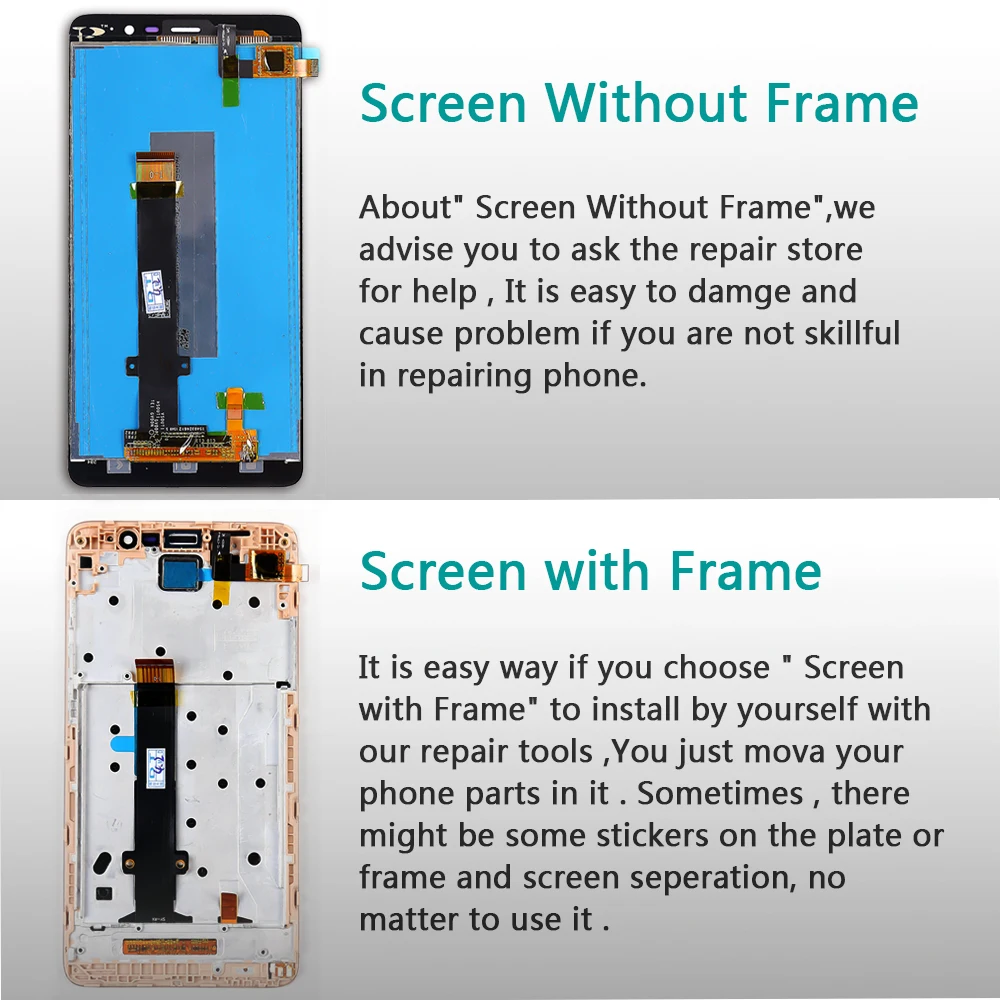 Fansu ips ЖК дисплей для Xiaomi Redmi Note 3 150 мм сенсорный экран 5 дюймов дигитайзер сборка