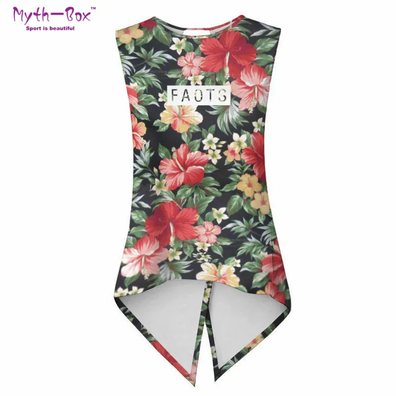 

Summer Women Sport Vest Flower 3D Print Women Yoga Tees Running Shirt Quick Dry Crop Tops T-shirt Cross Tank Tops Loose Clothes