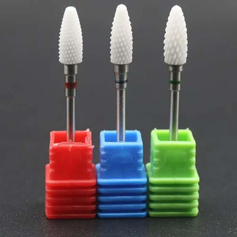 

Ceramic Cuspidal Nail Grinding Head for Nail Polisher Manicure Tool Nail Carving Tools Nail Drill Bit