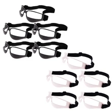 Pack of 5 Basketball Goggles Dribble Specs Eye Glasses Handling Training Aid Soft PC Material Comfortable to Wear