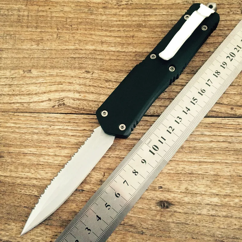 DX Version Top quality camping Knife 440C D/E White Blade With Serrated