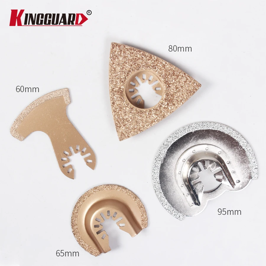 

4pcs Diamond Swing Blade Quick Release Oscillating Tool Saw Blades Accessories Fit for for Multimaster Power Tools