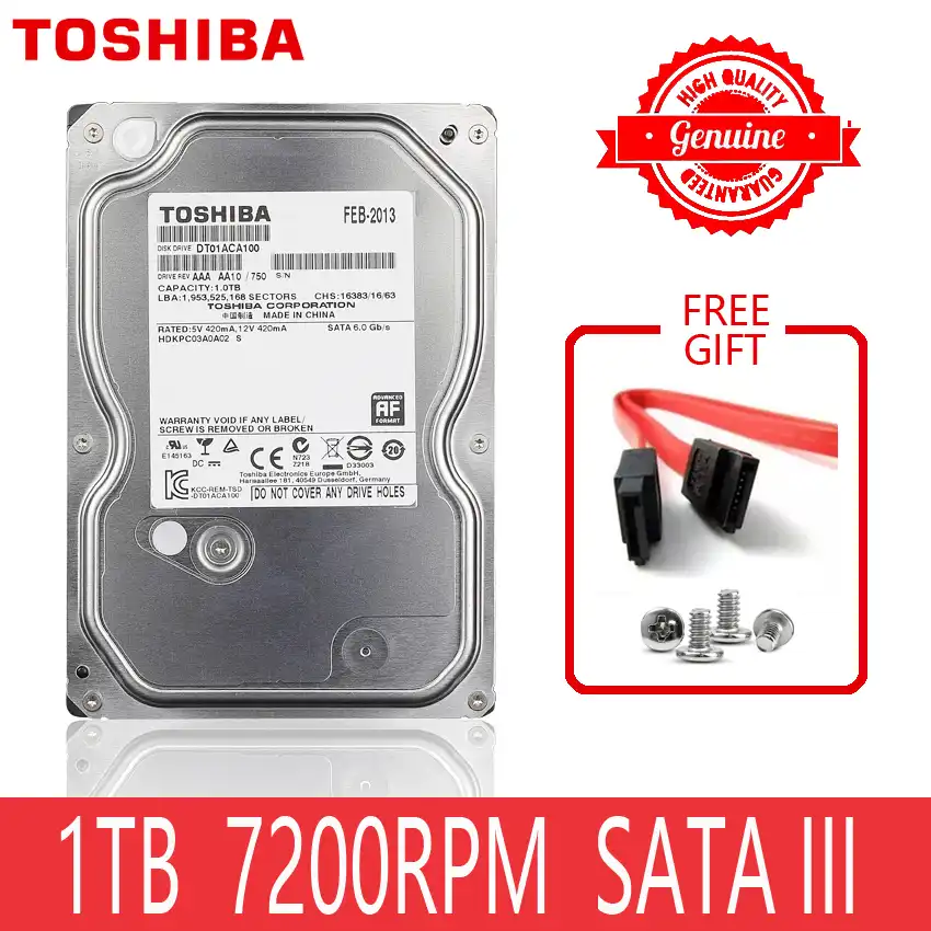 東芝 dynabook HDD 1TB Win10 TG65/CG Toshiba MK8046GSX SATA Hard Drive