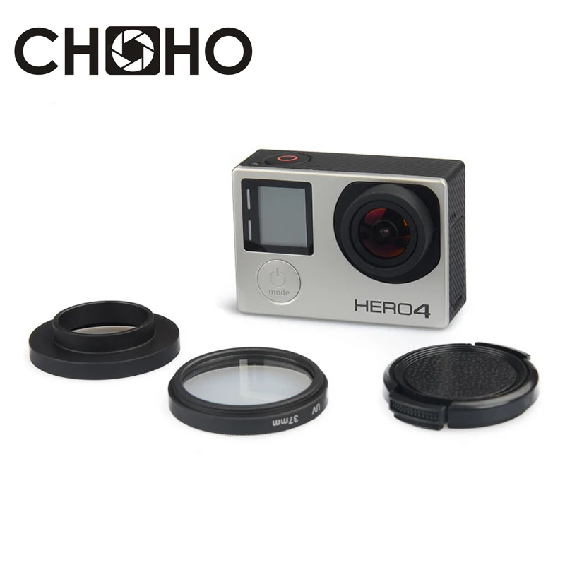 Filtre UV + Bouchon Objectif pour GoPro Hero 9/8/7/6/5/4