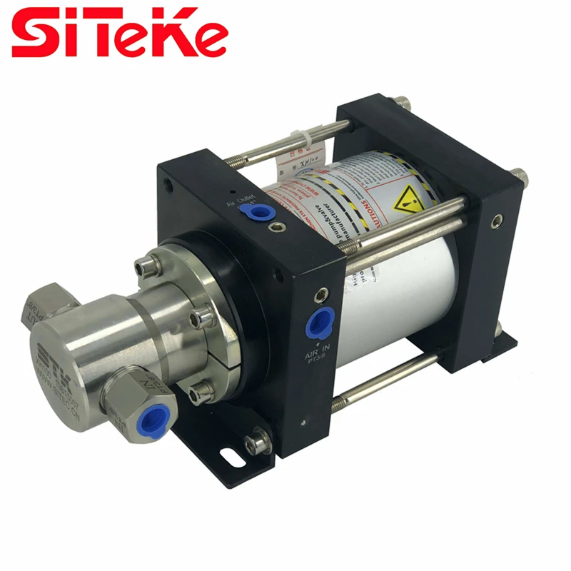 

XH100 SITEKE Brand Model ratio 100:1 single head air driven liquid pump high output pressure 830bar