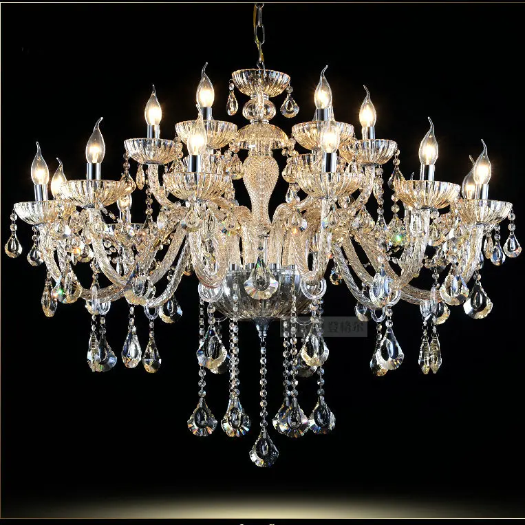 

6 8 15 lights modern crystal chandelier ceiling lustres de cristal lustres de teto lamparas colgantes free shipping