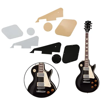 

2017 New Electric Guitar Full Pickguard Set Front Back Round Guitarra Electrica Pickguard Replacement Guitar Accessories