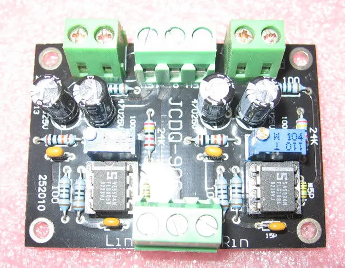 Hi Fi NE5534 DC буферный стерео OP AMP усилитель предусилитель Плата Поддержка OPA627