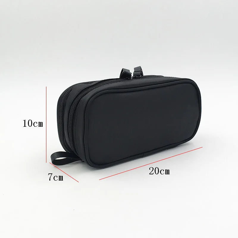 ZDARLBO للماء النايلون النساء منظم حقيبة مستحضرات التجميل السفر الضرورات حقيبة مستحضرات تجميل التجميل طبقة مزدوجة غسل حقيبة مستحضرات تجميل
