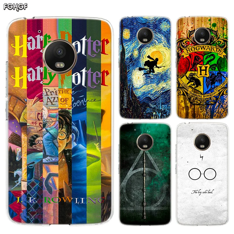 

Harry Potter Books Silicone Hull Shell Back Case For Motorola MOTO G5 G5S G6 E4 E5 Plus G4 Play Riverdale Cover