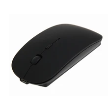 Brand New Высокое Качество 2.4 ГГц Беспроводная Мышь USB Аккумуляторная Silent Mute Тонкий Оптическая Мышь Для Apple Ноутбук PC Компьютер