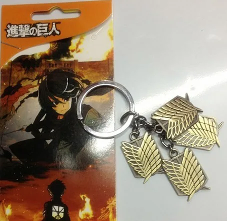 Attack on Titan the surveys Corps Alloy Penant 4 logo cosplay keychain x 10 pcs NN772 | Украшения и аксессуары