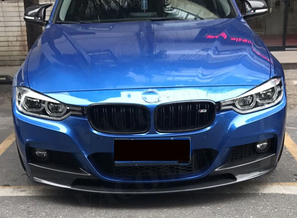 Передний спойлер из углеродного волокна для BMW 3 серии F30 F35 M Sport 320i 325i 328i 330i 335i 2012- бампер с лопатой для подбородка