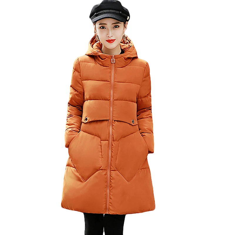 2018 зимняя куртка Для женщин толстый теплая верхняя одежда длинное пальто Для женщин s Костюмы парка Jaqueta Feminina Inverno внутри на пальто с