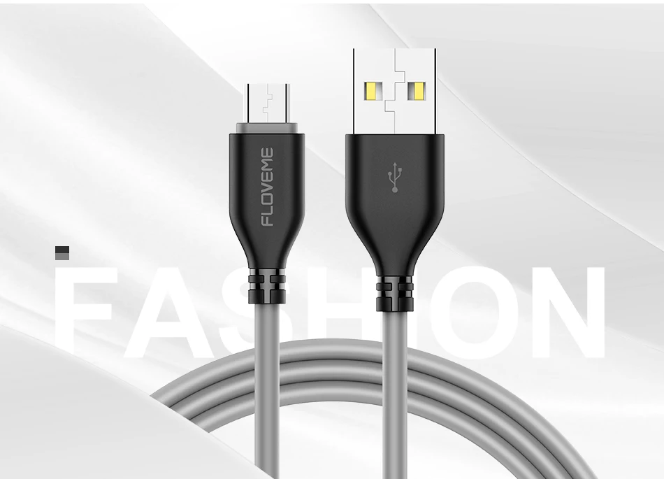 FLOVEME 5 V/2.2A микро USB кабель 1 м/0,3 м Мобильный телефон USB кабель для samsung Galaxy S7 S6 для Xiaomi Redmi Note 4 4X зарядный кабель