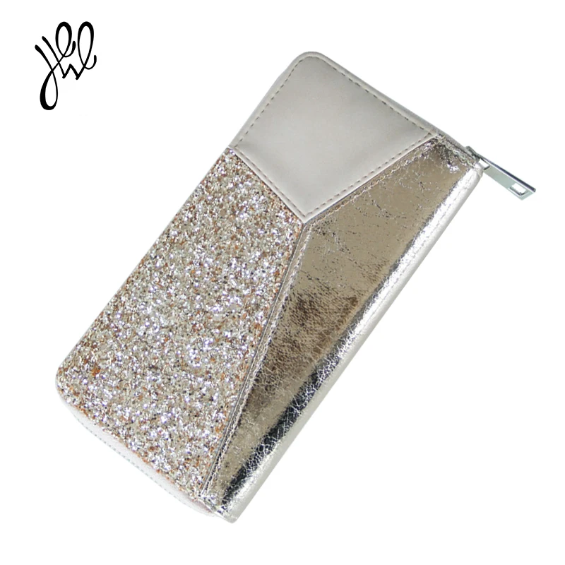 Fashion Women Wallets PU Leather Luxury Brand Patch Wallet Casual Purses Lady's Long Zipper Vintage Clutch Card Holders 500692