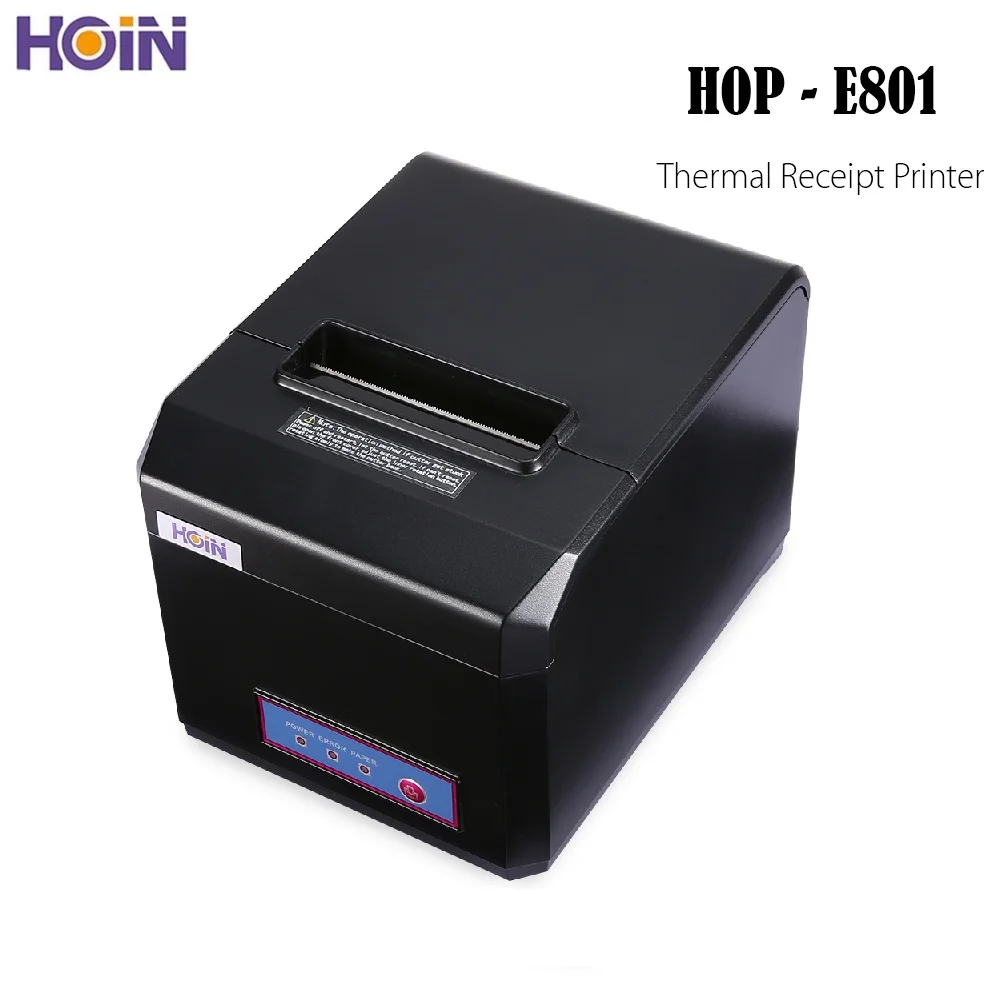 HOIN HOP E801 USB/Bluetooth/WiFi Термальный чековый принтер более быстрая скорость POS для Android iOS