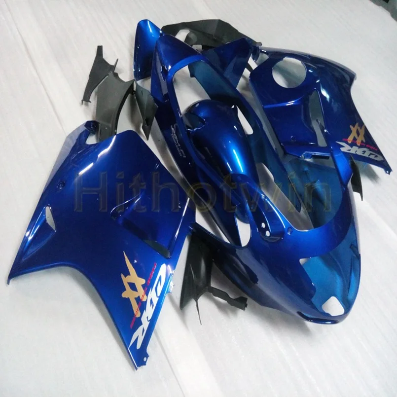 C Изготовленный на заказ для HONDA CBR1100XX 1997 1998 1999 2000 2001 2002 2003 из АБС-пластика для мотоцикла обтекатель+ Болты+ литья под давлением серебристо-черного цвета - Цвет: C