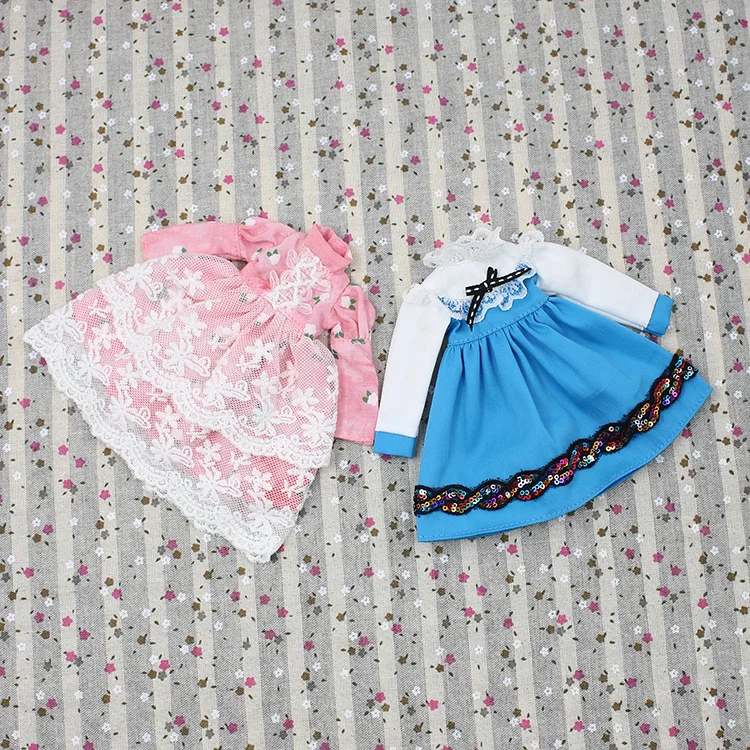 

Outfits for Blyth doll one piece sweet dress suit for 1/6 azone BJD pullip licca