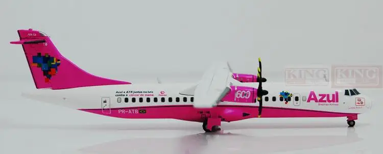 Предложение: крылья XX2705 специальный Azul ATR-72-600 PR-ATB JC розовый 1:200 коммерческих jetliners модель самолета хобби